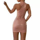 Sexy Latex Bodycon dress