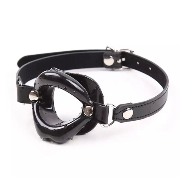 Silicone mouth shape Mouth plug bound flirting toy adult alternative temperament and interest articles for use oral sex apparatus