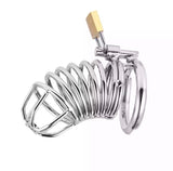 Silver Chastity Cage