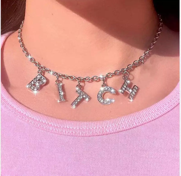 Bitch necklace