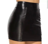 Leather Mini Skirt